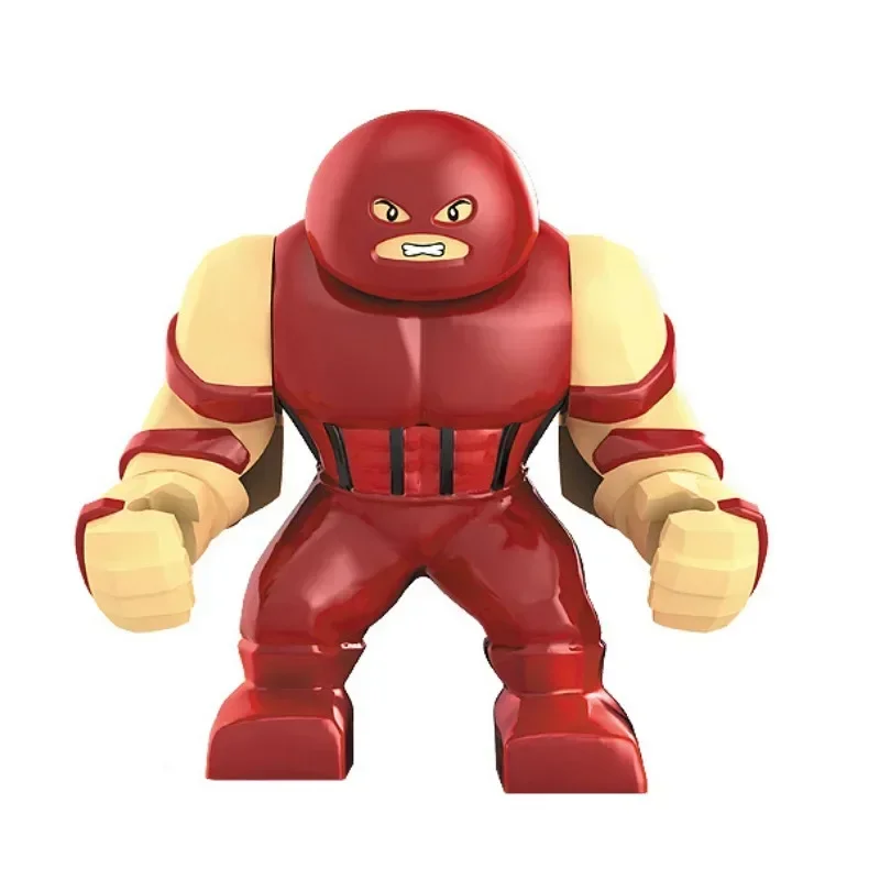 Anime Figure Marvel Superhero Mini Building Block Doll The Hulk Iron Man Assembly Building Block Toy Children\'s Birthday Gift