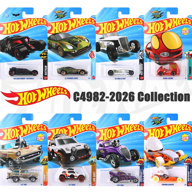 Hot Wheels C4982-2026 Collection, 1:64 Diecast Alloy Car Model for Collectors, Great Bargain, Kids Gift for Halloween & New Year