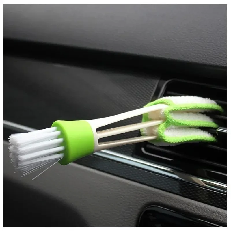 Car Air Conditioning Outlet Cleaning Brush Dust Remover Auto Dusting Blinds Keyboard Cleaner Car Interior Cleaning Accessories