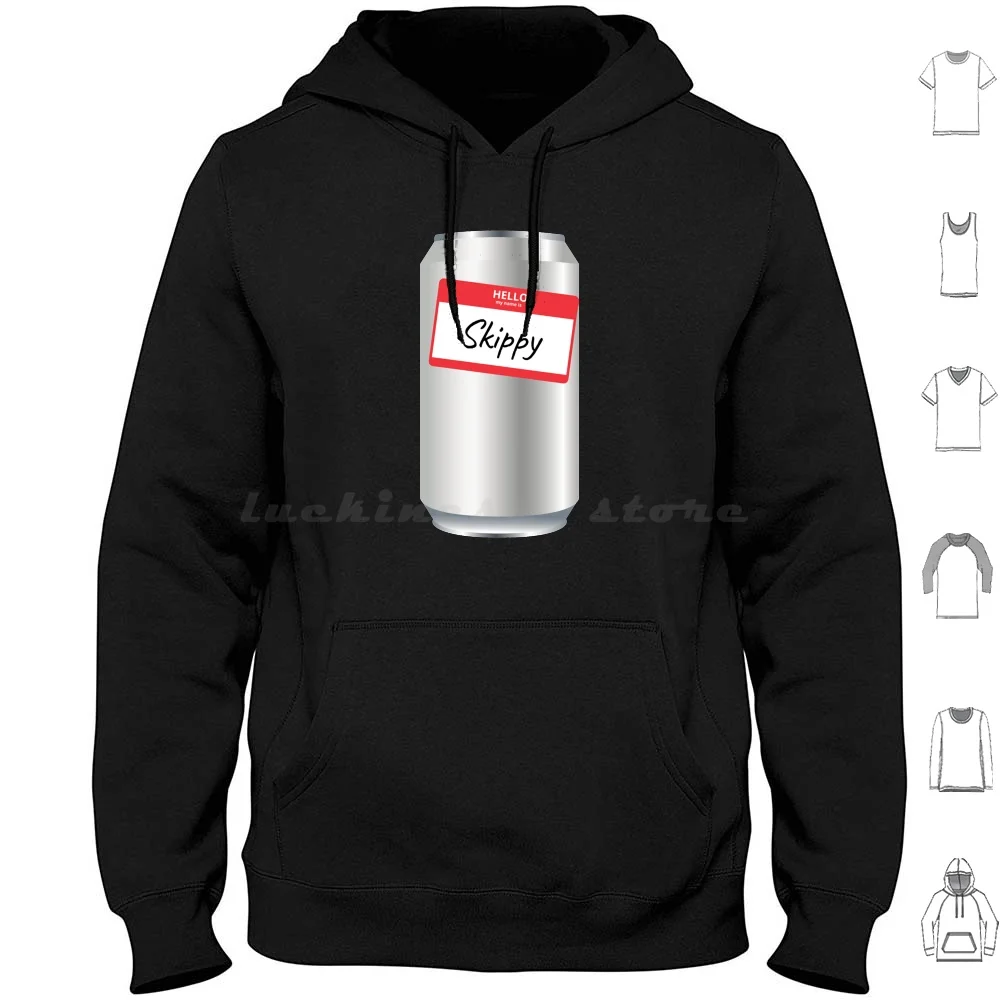 

Hello My Name Is-Skippy-Expeditionary Force Толстовка из хлопка с длинными рукавами Skippy The Magnificent Beer Can Elder Ai Ex