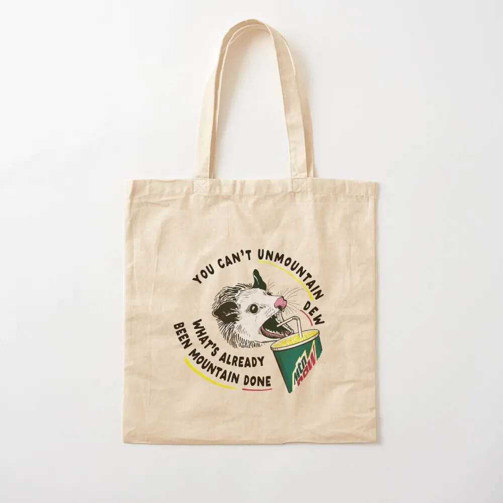 

Unmountain Dew Opossum Tote Bag