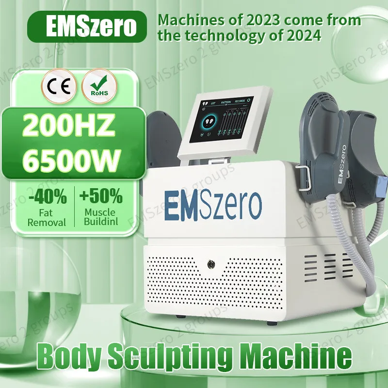 

EMSZERO NEO Machine 2024 Profession 6500W 14 Tes HIEMT RF EMS Muscle Stimulator Body Slimming Machine with 5 handles