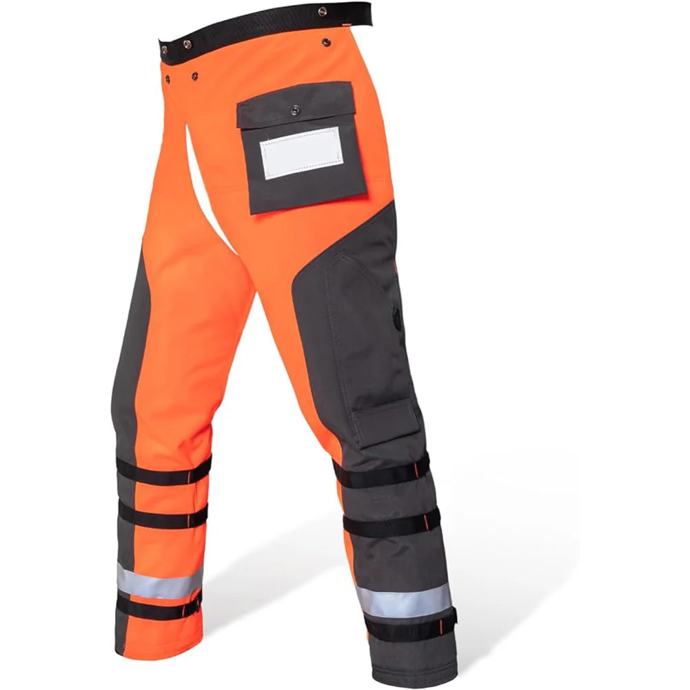 

Chainsaw Safety Gear Chainsaw Pants Leg Straps With Quick Snap Fasteners Lightweight Design 9-layer Protection