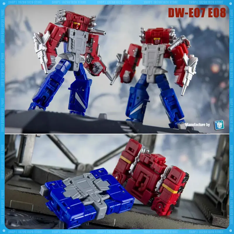 

DR.WU DW-E07 E08 Transformation Sword Dancer Tape Force small scale Action Figures Model Statue Toys Collection Kid Gifts