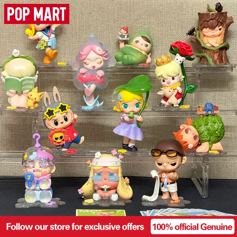 

POPMART Hand In Hand Series Blind Box Toys Kawaii Anime Action Figure Cartoon Model Home Decor Desktop Dolls Girls Gift
