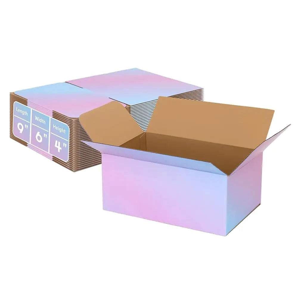 

Картонные почтовые коробки 9x6x4, 30 штук, фиолетовые, для упаковки подарков и малого бизнеса