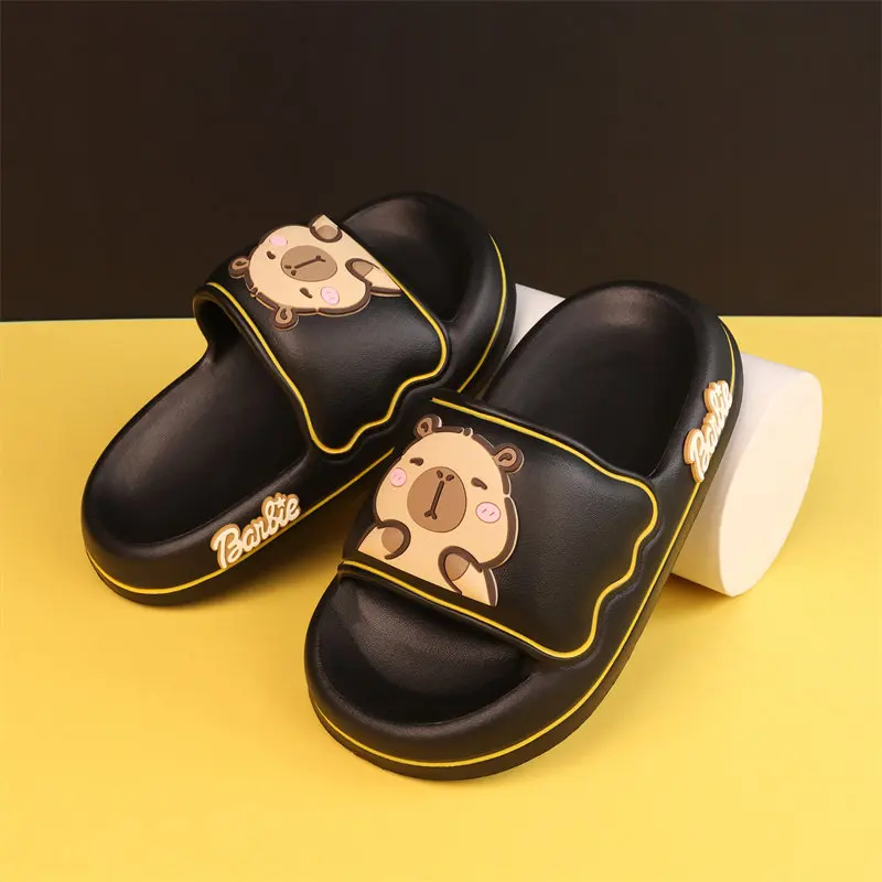

Anime Peanuts Snoopy Soft Sole Slides Unisex Non-Slip Eva Comfortable Cartoon Summer Casual Parent-Child Slippers Beach Shoes