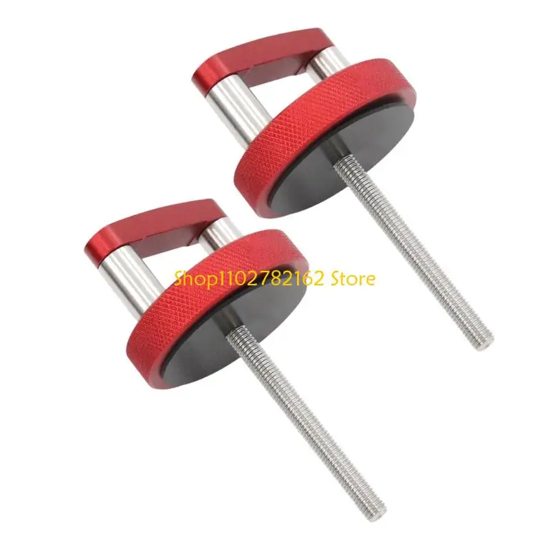 547B Roof Panel Quick Release Thumb Screw Knob Set, 2-Piece Hand-Turn Mounting Fastener Pair with Pull Handle for Service