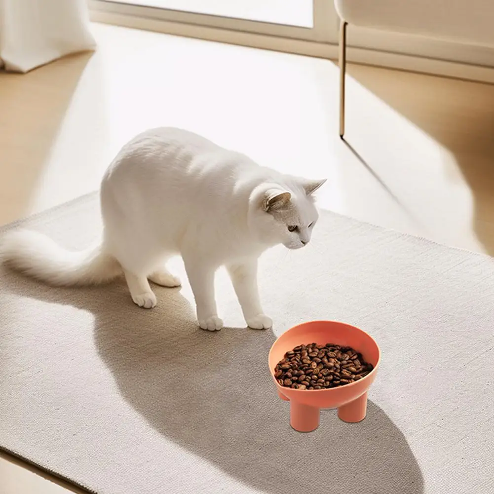 Miski dla psów i kotów w kolorach makaroników, z narożnikami chroniącymi szyję, skośnym otworem, antypoślizgowe miski do karmienia dla zwierząt.