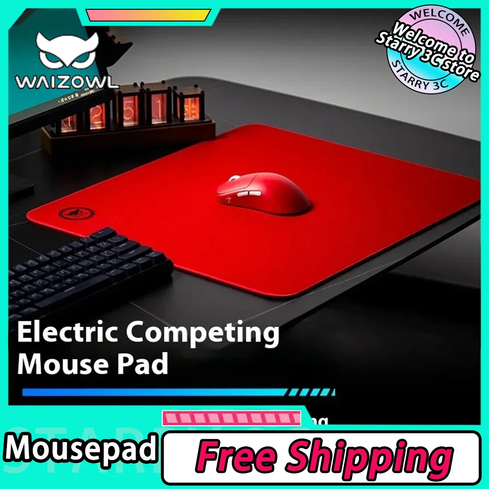 

WAIZOWL Falcon Gaming Mouse Pad PU Foam Primer Granular Sensation Neutral Surface Super-Large Non-Slip Mousepad For Gamer Gifts