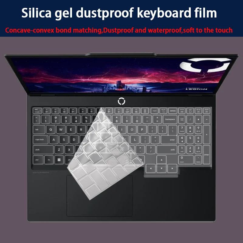 

Для 15,1-дюймовой Lenovo Legion 5 15AHP10/15AKP10/15IAX10/15IRX10 силиконовая пленка для клавиатуры пленка для экрана ноутбука HD антисиняя матовая пленка