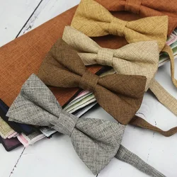 Bow Tie Wholesale Classic Color Korean Casual Groom Wedding Women's Bow Groomsmen Wedding Stage Burnt Brown