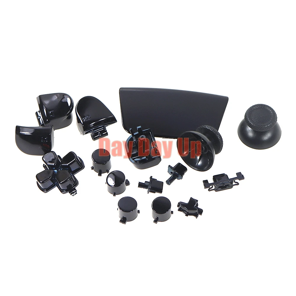 غطاء غلاف بمفتاح من الكروم لـ PS5 ، عصا تحكم زر V3 ، مقبض V3.0 ، كروم ، ABXY ، L1 ، L2 ، R1 ، R2 ، R2 ، مجموعة واحدة ، مجموعة واحدة