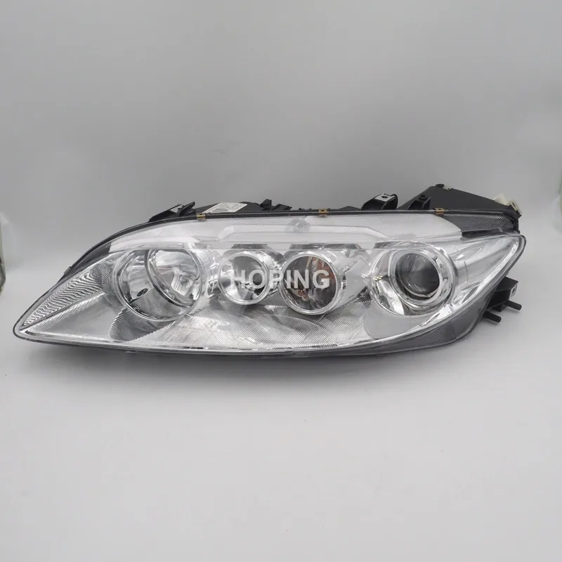 Hoping 2PCS Front Headlamp Light Assy Halogen For Mazda 6 GG For Atenza GG 2002-2015 Front Bumper Head Lamp Headlamp