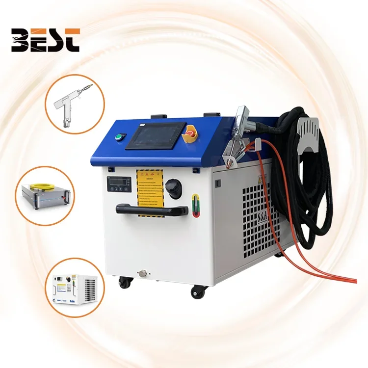 BEST Cheapest 4 in 1 Portable 1500w 2000w Fiber Laser Welder Hand Held Laser Welding Machine