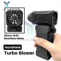 1Pcs Mini Turbo Jet Fan Turbo Violent Fan 110000 RPM 32mm Brushless Motor Maximum 150W Powerful Blower High Speed Duct Fan