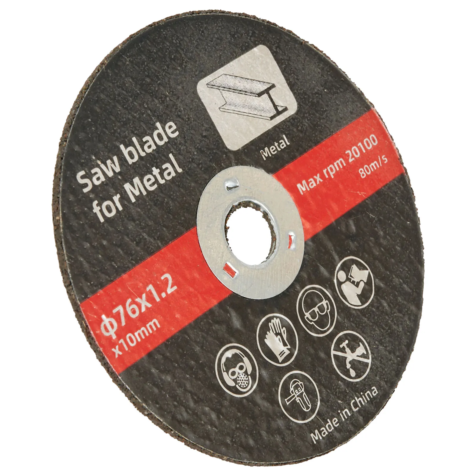 1 pc circular resina rebolo viu lâmina 76mm 3in disco de corte 10mm furo corte aço para ângulo moedor acessórios