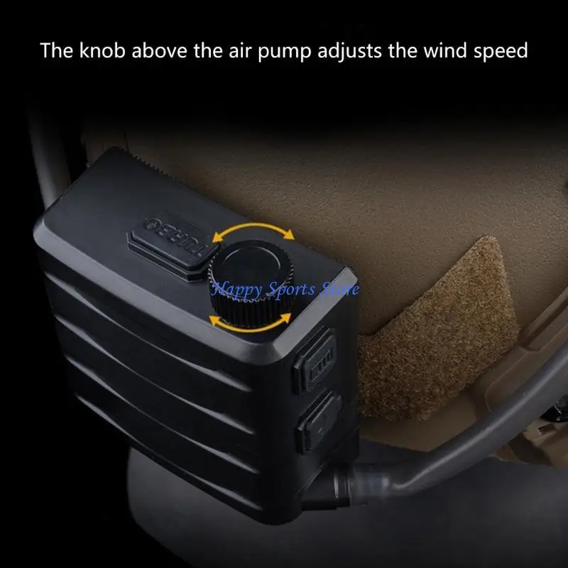 نظارات Portables Defogger سرعة الرياح القابلة للتشغيل Difgoging مروحة واقية مستقطبة خلال النشاط في الهواء الطلق
