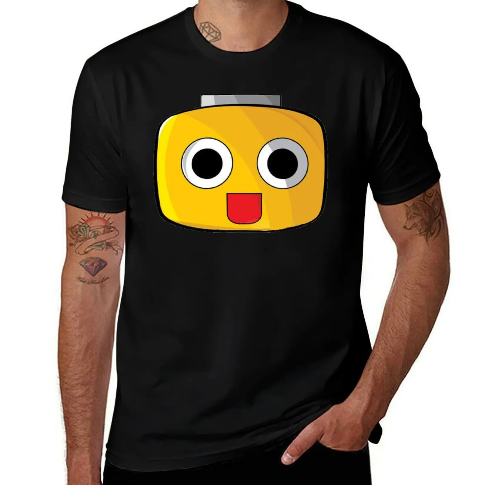 servbot - dead rising / megaman T-Shirt anime t shirts oversize T-Shirt