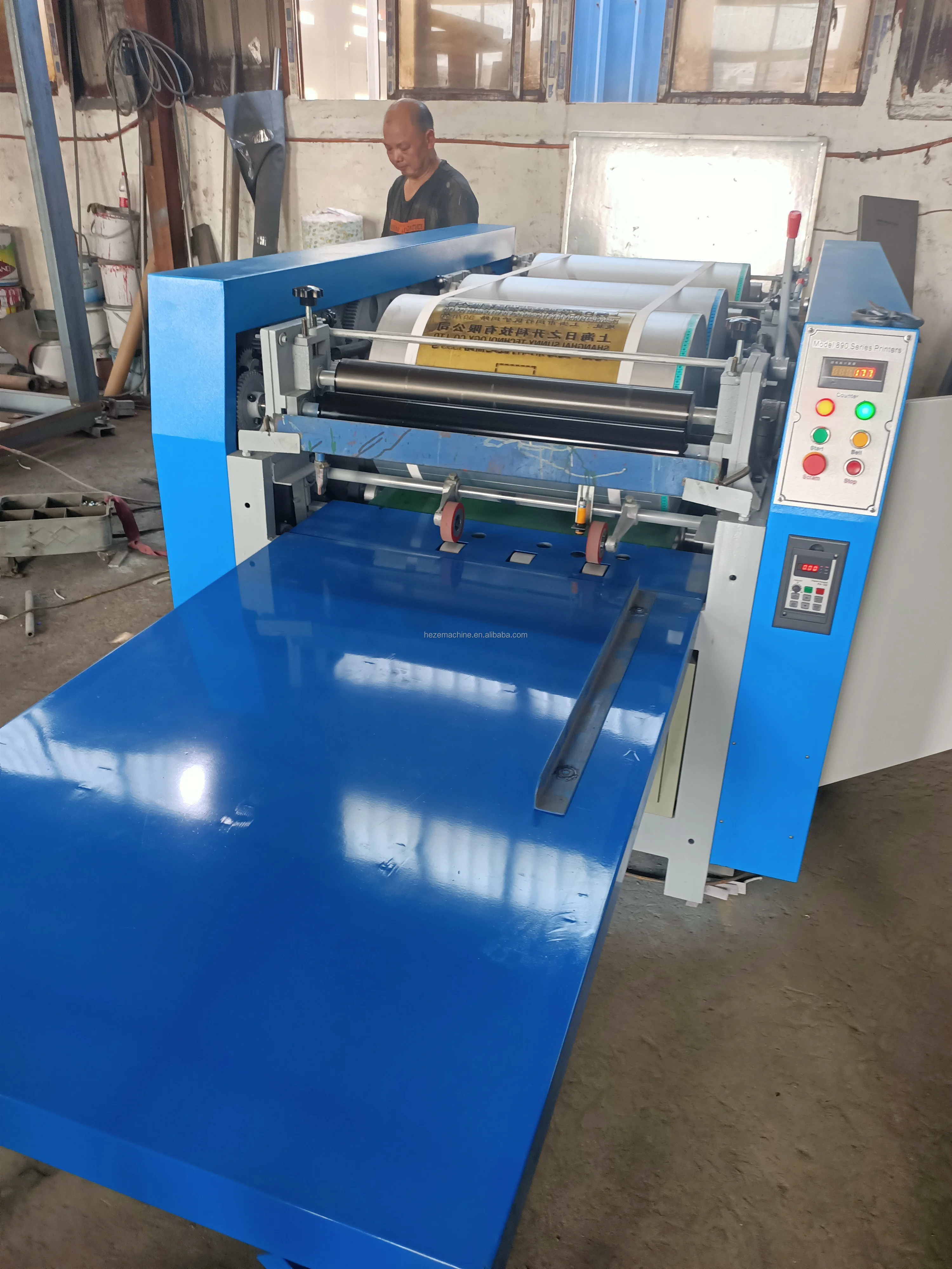 Automatic Industrial 1/2/3/4/5/6 Color Packaging Mylar Canvas Tote Polythene Plastic Bag Printing Printer Press Equipment