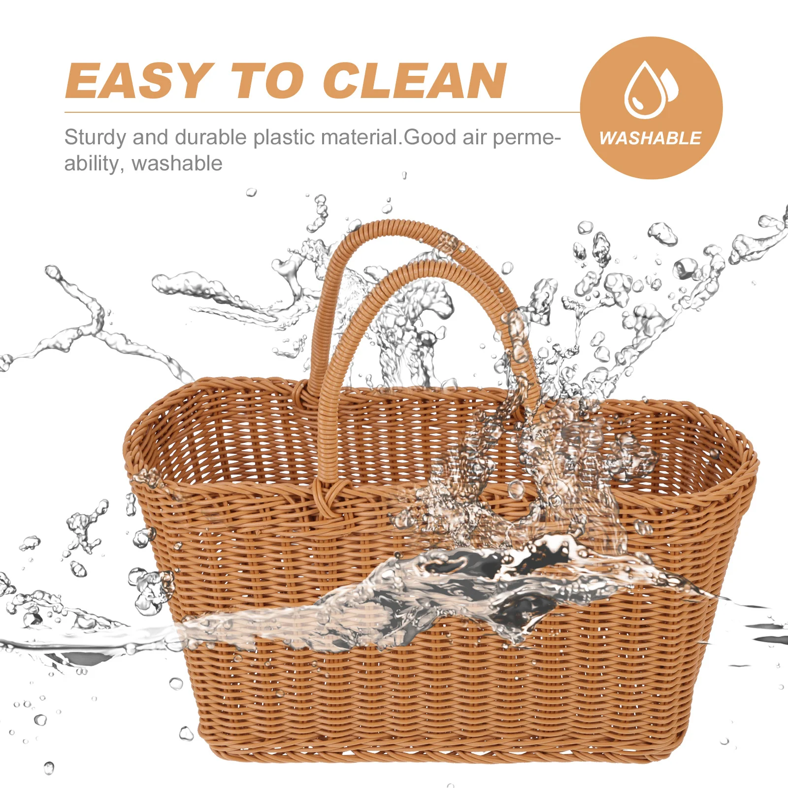 

1pc Japanese Style Vegetable Basket Natural Outdoor Picking Basket For Storage Organizer Household Office Egg Holder Plastic