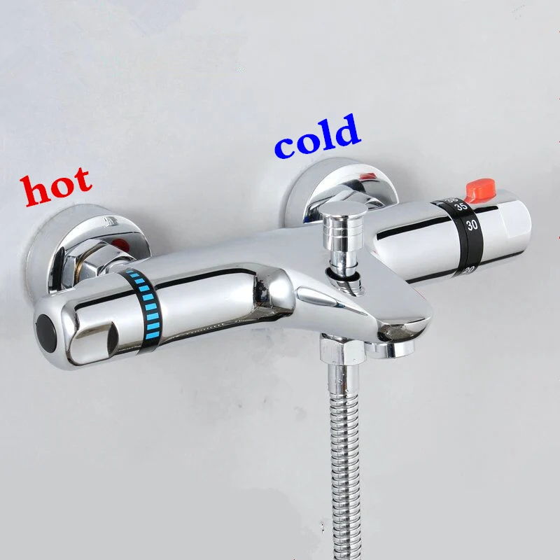 

Constant temperature shower faucet hot and cold water mixing valve bathroom combination faucet wall mounted bathroom accessories