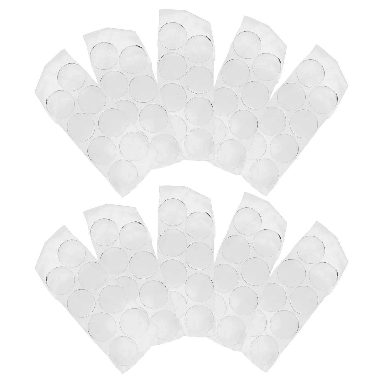 

80 Pcs Anti-slip Gasket Furniture Bumper Glass Table Bumpers Spacers Top Pads