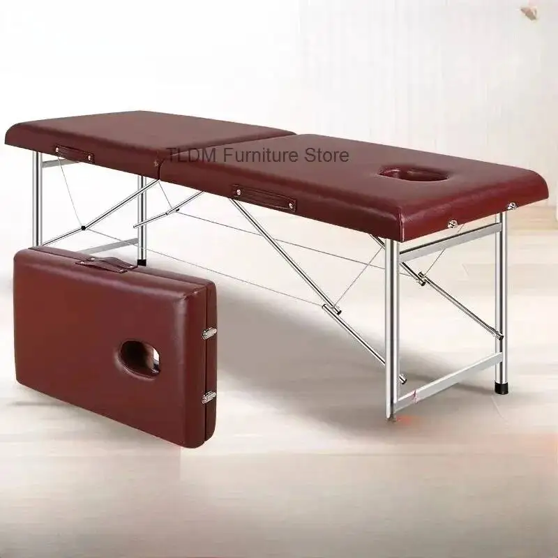 Lift Cervical Massage Table Eyelashes Beauty Spine Multi-functional Portable Massage Bed Eyelashes Meuble Salon Furniture