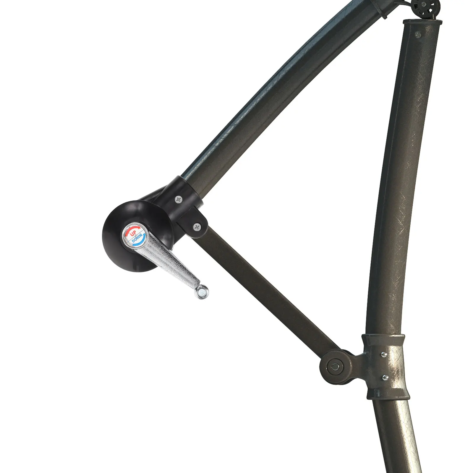 

Umbrella Crank Handle System Uv Resistant Durable Waterproof Patio Umbrella Accessory Easy Install Maintain Stylish Design