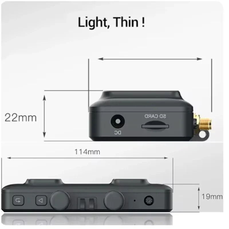 مسافة Walksnail Avatar VRX 1080P/60FPS 4KM مع مجموعة Avatar 1S / Avatar HD Micro Kit لطراز FPV Freestyle RC #6