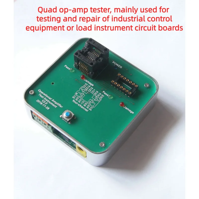 Quad Op-amp Tester, Testing