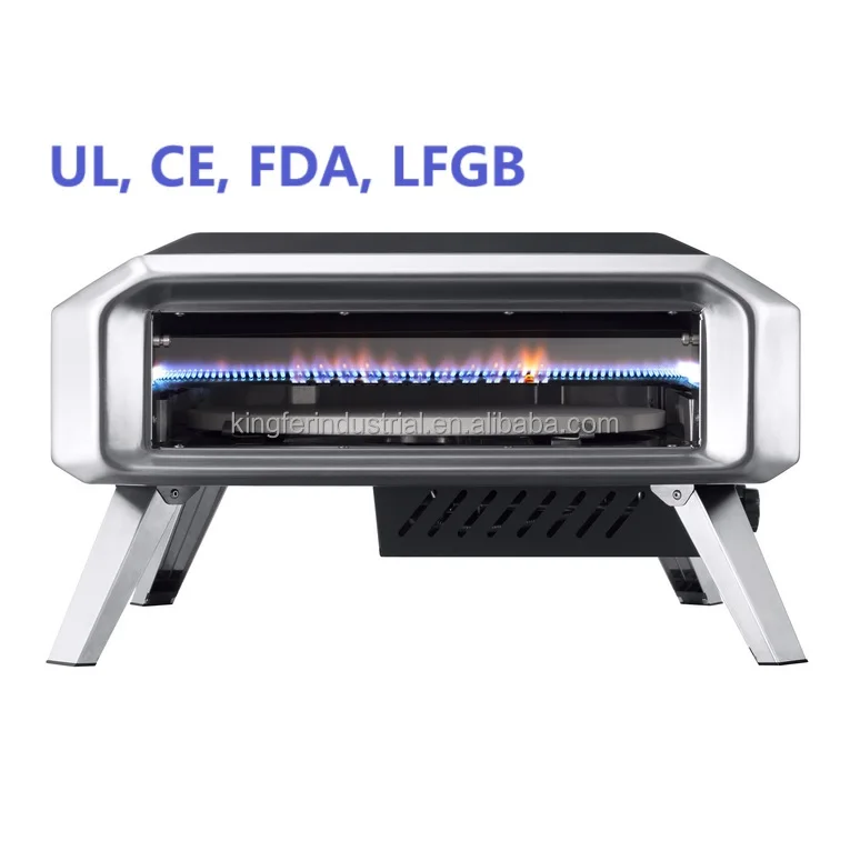 16-inch Gas Portable Pizza Oven Easy to Clean Commercial BBQ Grill Steak Oven