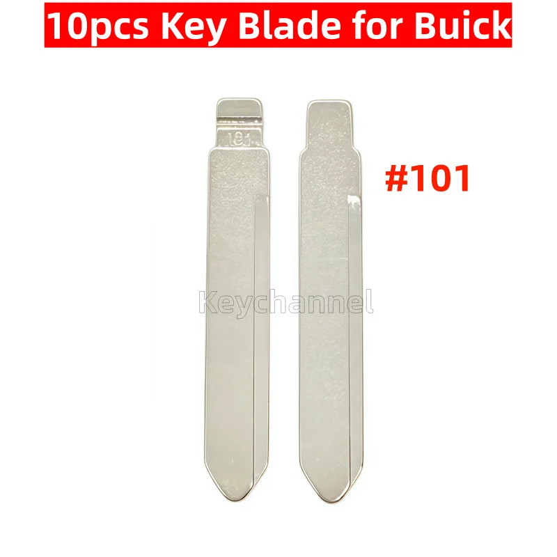 Keychannel 10Pcs 101# Xhorse Car Key Blank KD Universal Flip Remote Key Blade For KD VVDI Remote for GM Buick Park Avenue