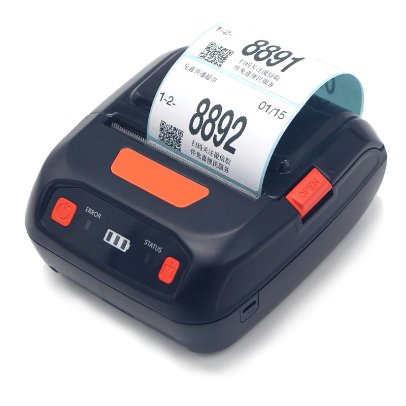 

4x6 3Inch Thermal Label 80mm Handheld Portable Wireless Mobile Barcode Receipt Impresorass Mini Printer