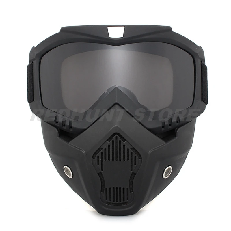 DulImaging-Lunettes de protection anti-buée et anti-vent, masque UV, masque réglable, poignées amovibles, CS, Paintball