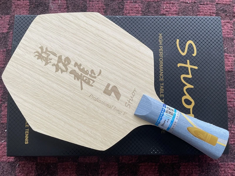 Stuor Long 5 Carbon Innere Tischtennisschläger Tischtennisschläger Ping-Pong-Paddel Kohlefaser Eingebauter professioneller Angriff – Detail 17