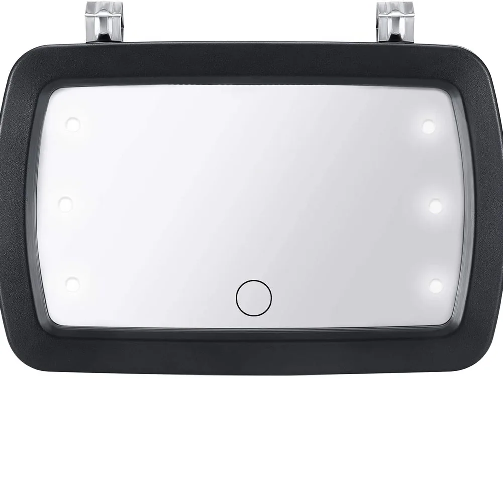 

Car Sun Visor Mirror HD LED Makeup Interior Mirror Clip Type Finger Touchscreen Switch Universal Mirror Dropshipping