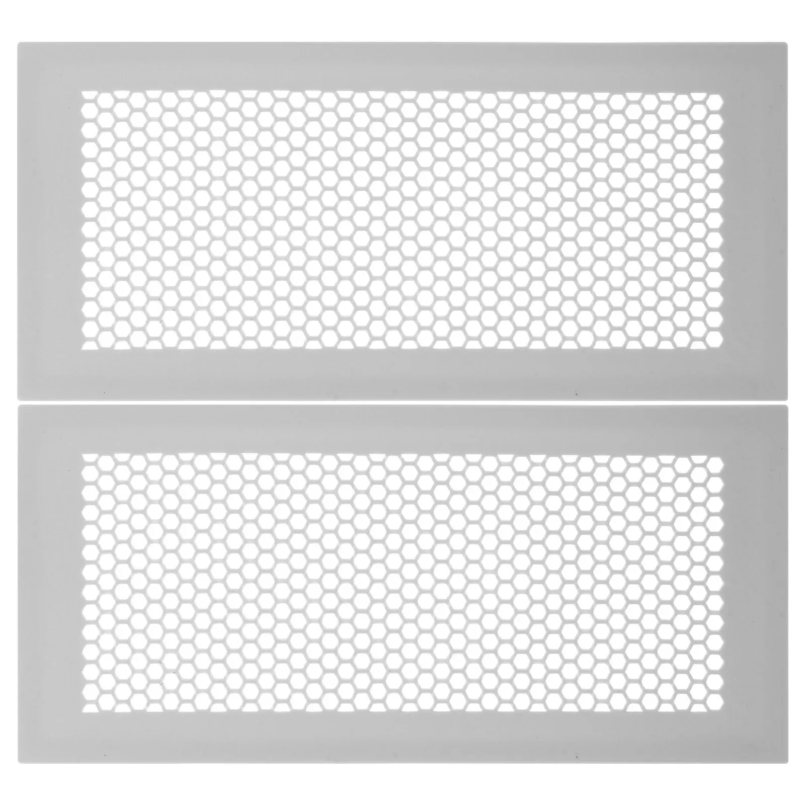 2Pcs Floor Vent Cover Silicone Honeycomb Flush Mount Non Slip Heating Cooling Airflow Deflector Mesh Register Cover for Home Rv