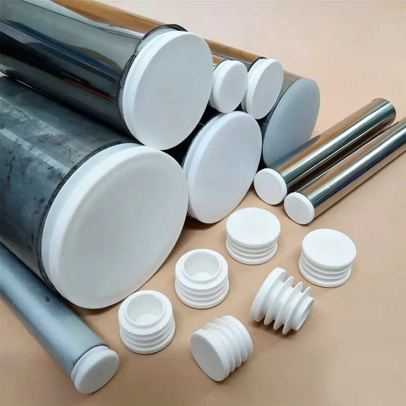 2-100pcs 16mm-50mm Eco White Plastic Threaded Pipe Stopper Waterproof Tube End Plug Hardware Plumbing Hole Sealing Fittings