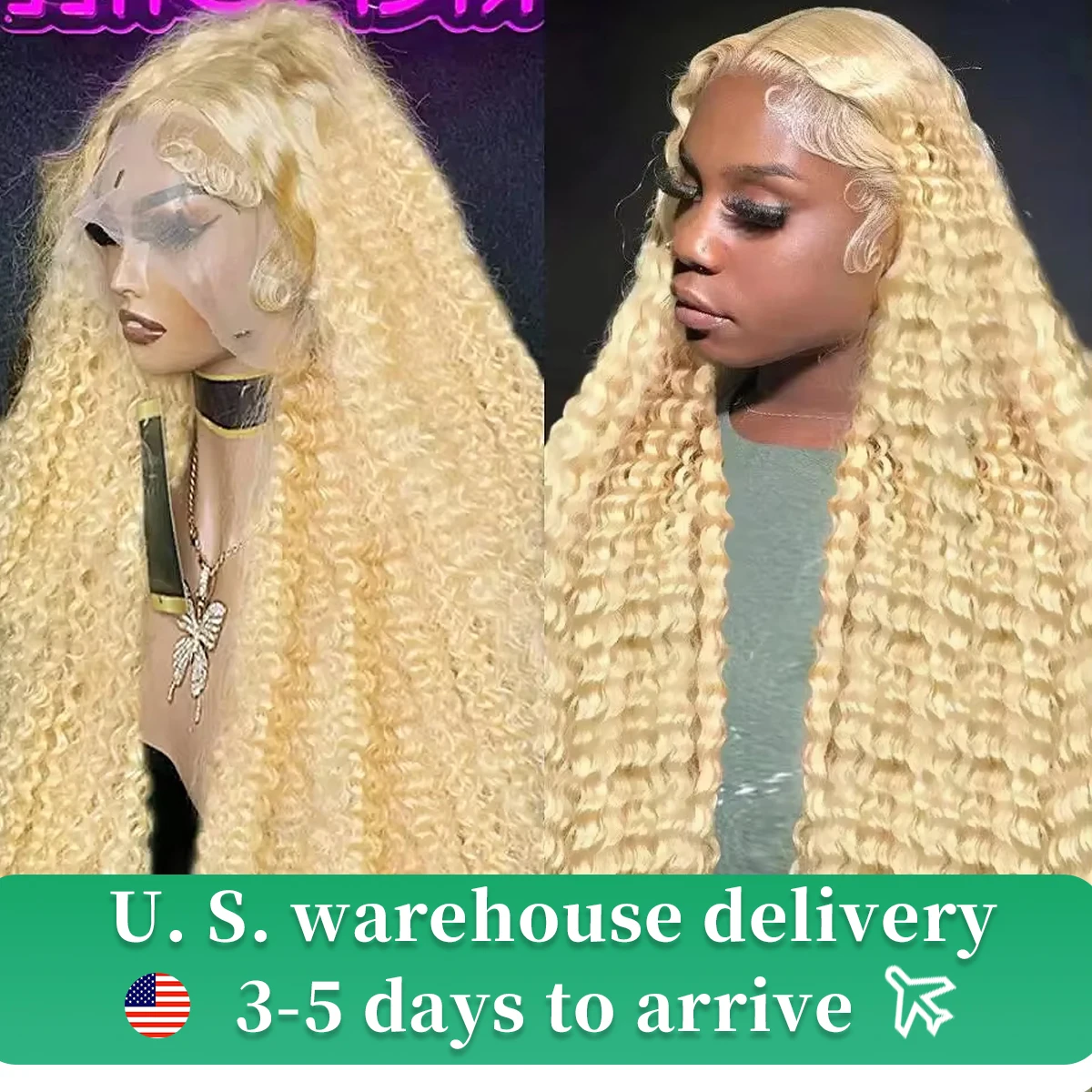  30 40 Inch 613 Blonde Deep Wave 13x6 Lace Frontal Wig Glueless Ready To Go Curly 13x4 Lace Front Human Hair Wigs