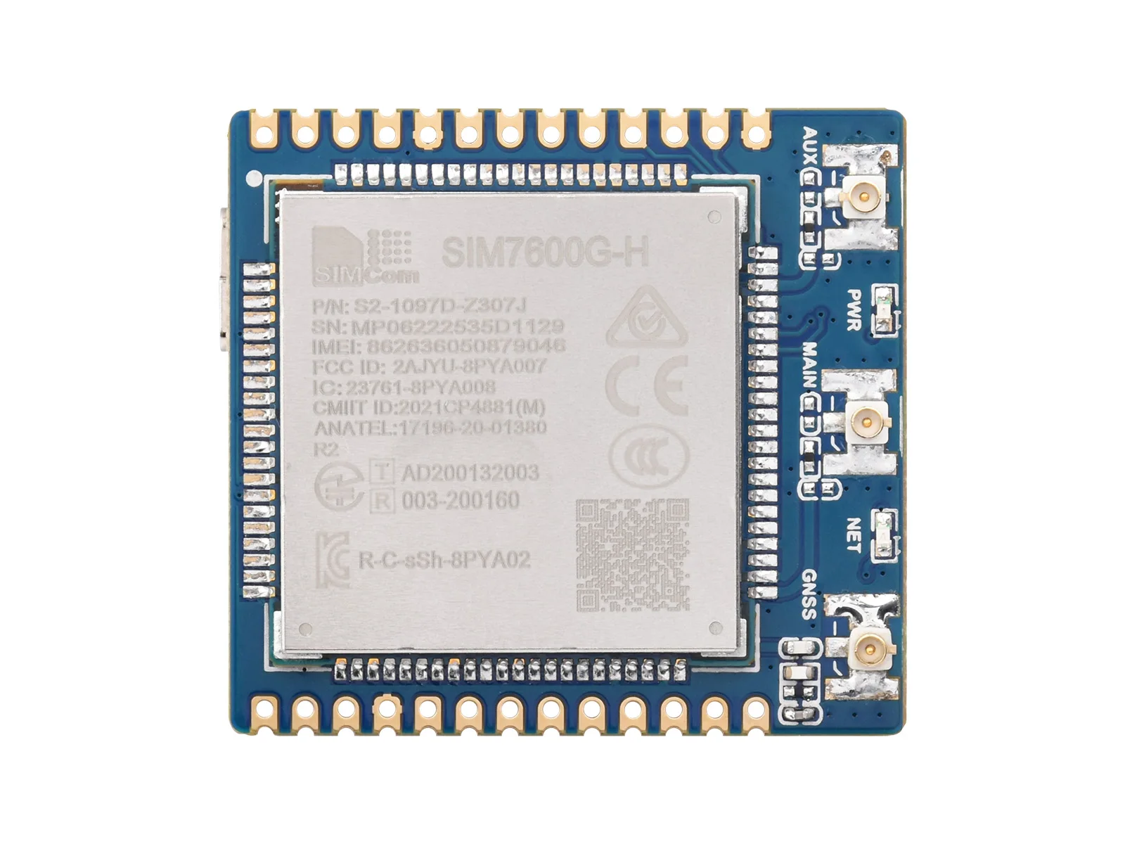 وحدة اتصال SIM7600X 4G، دعم متعدد الموجات، متوافقة مع 4G/3G/2G، مع تحديد المواقع GNSS، وحدة 4G اختيارية #3