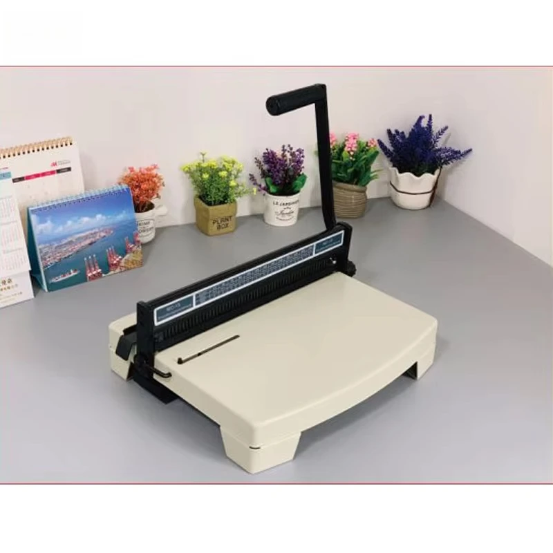 Strong Body F4/A4/Letter Size PVC Plastic Spiral Coil Binding Machine