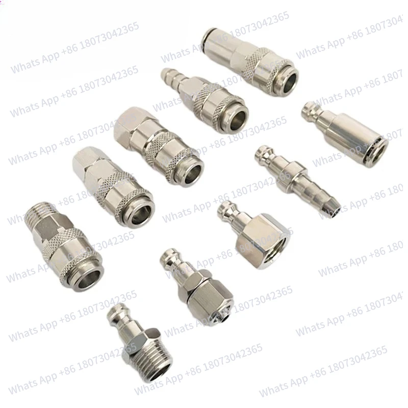 

Медный быстроразъемный пневматический фитинг для шланга, европейский соединитель, для медицинского оборудования