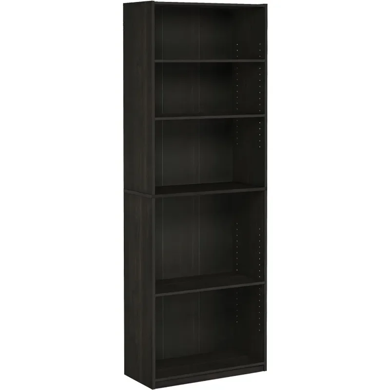 Simply Home 5-Shelf Bookcase, 5-Tier,Espresso