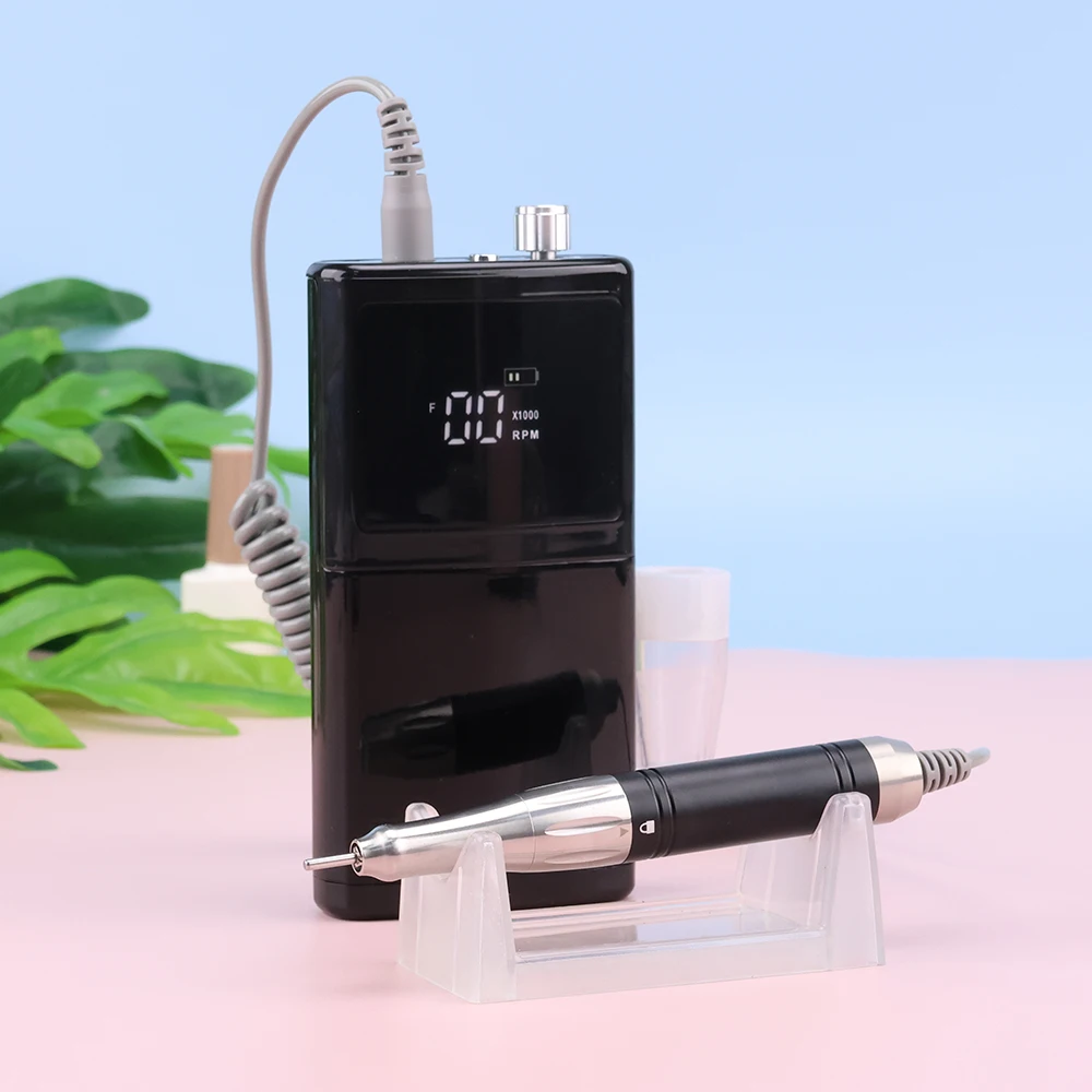 

65W Coreless Professional Salon Use New Aluminum Shell Manicure 35000RPM Portable Nail Drill Machine Nail Art Manicure Machine