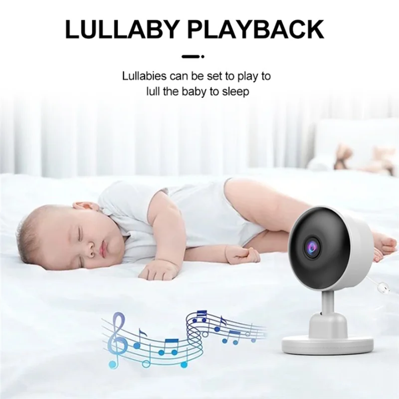 

EDT-EU Plug Wireless 2.8 Inch Baby Monitor Smart Baby Monitor High Resolution Baby Nanny Security Camera