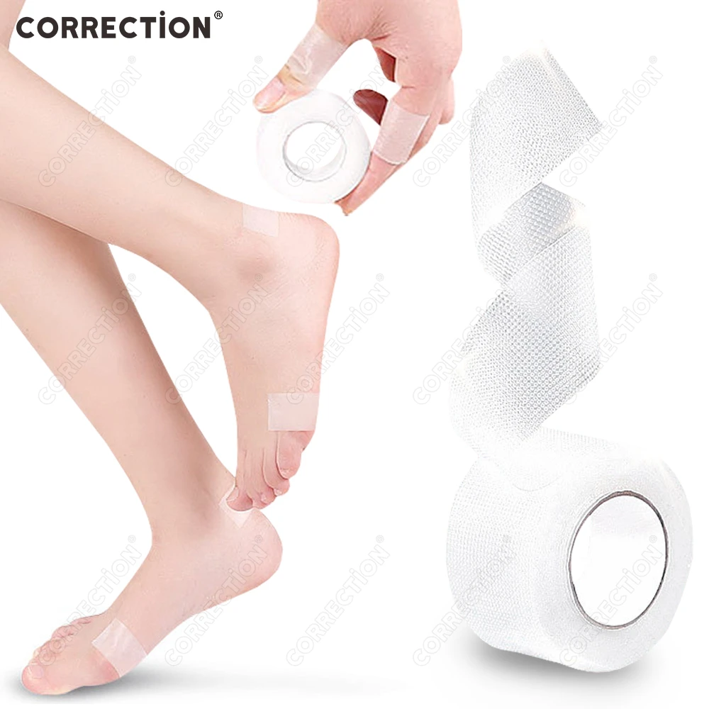 PE Foot Heel Cushion Sticker Plaster Tape Self adhesive Elastic Wrap Anti wear Waterproof Heel Sticker Foot Pad Inserts