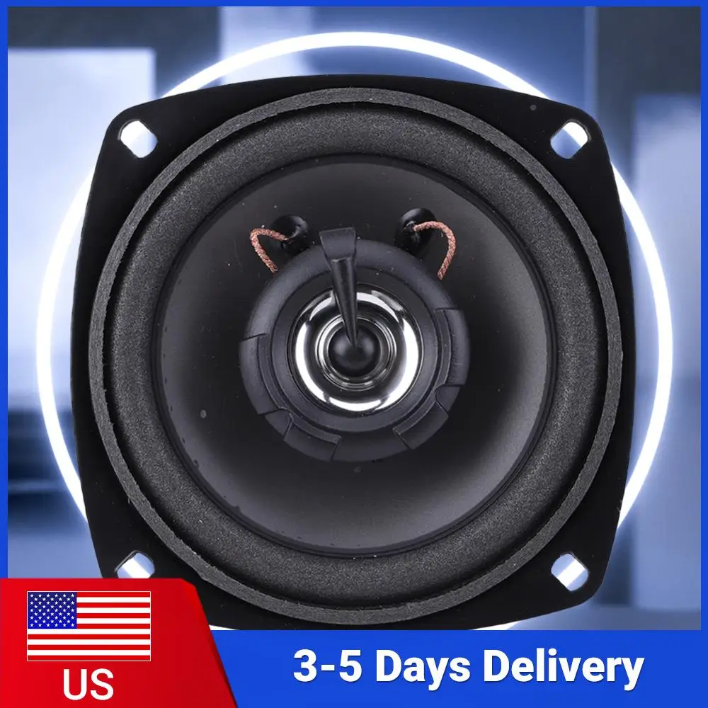 

4/5/6-дюймовый коаксиальный сабвуфер HiFi 12В, 2-полосный автомобильный коаксиальный динамик HiFi, 4 Ом, автомобильный аудио-сабвуфер для музыки, 300Вт/400Вт/500Вт