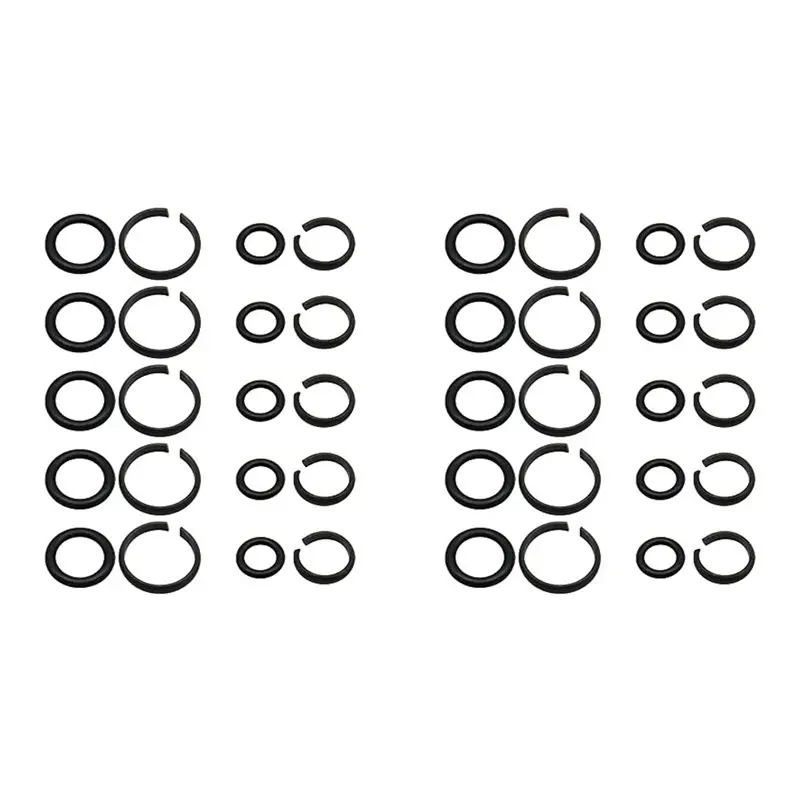 

AB06 20 Sets Of 1/2 Inch & 3/8 Inch Impact Wrench Retainer Rings With O-Ring,Compatible With Electric Wrench/Pneumatic Wrench