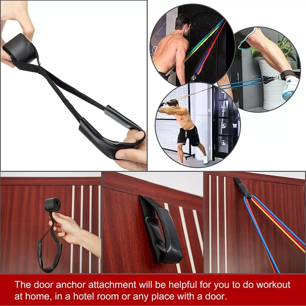 11PC Tube Resistance Band Agility Training Gym Equipment for Home Accesorios Para Yoga Pilates Boxing Fitness Band for Woman Man